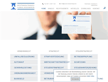 Tablet Screenshot of kanzlei-wiesenberger.de